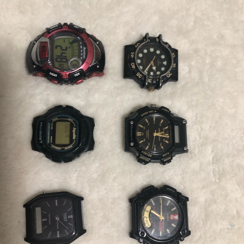 Digital Sports Watch - Red and Black